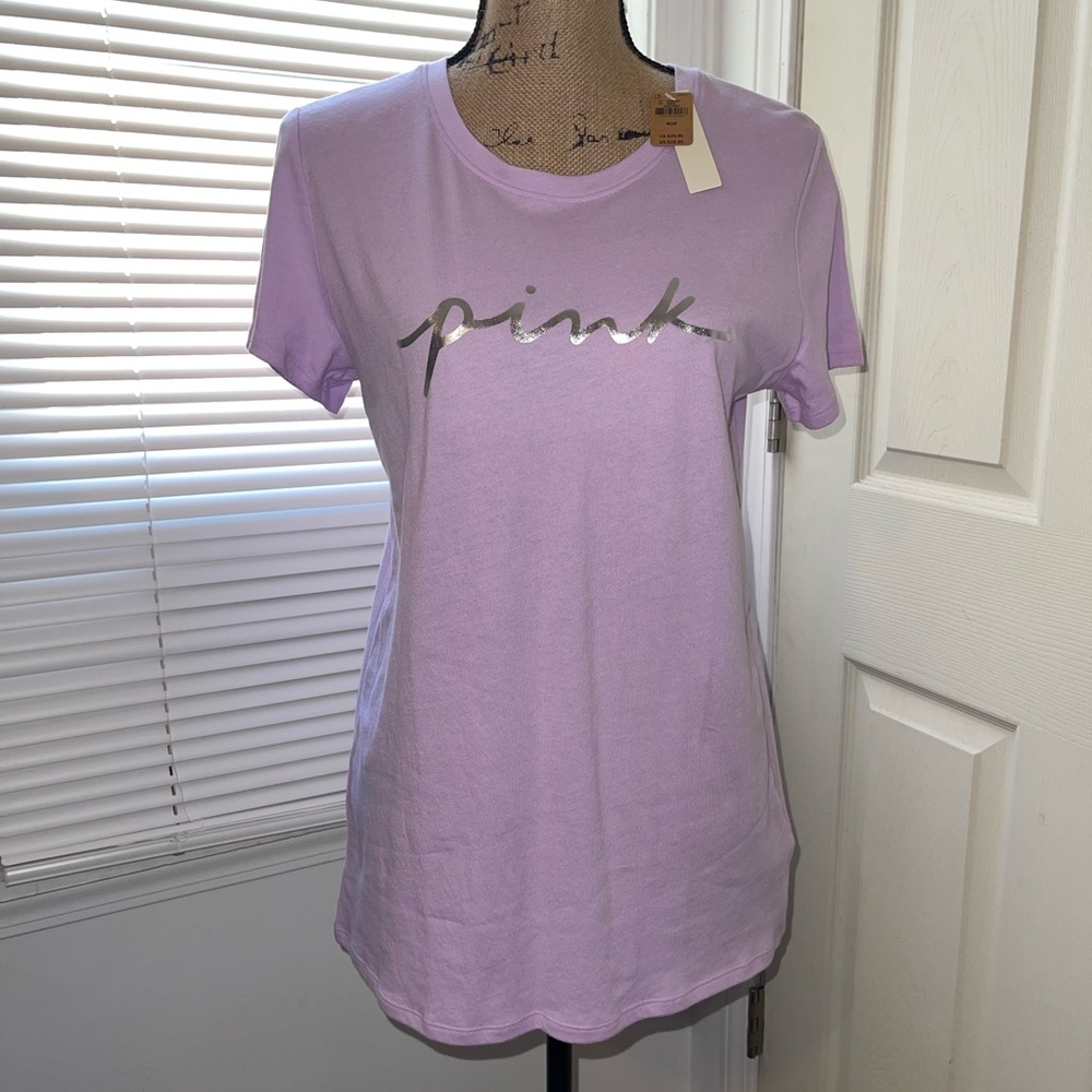 PINK Victoria's Secret Light Purple Tee